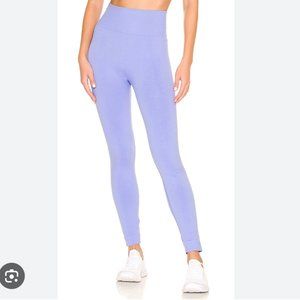 WeWoreWhat Seamless Leggings & V-neck Bra Top- Powder Blue - NWT